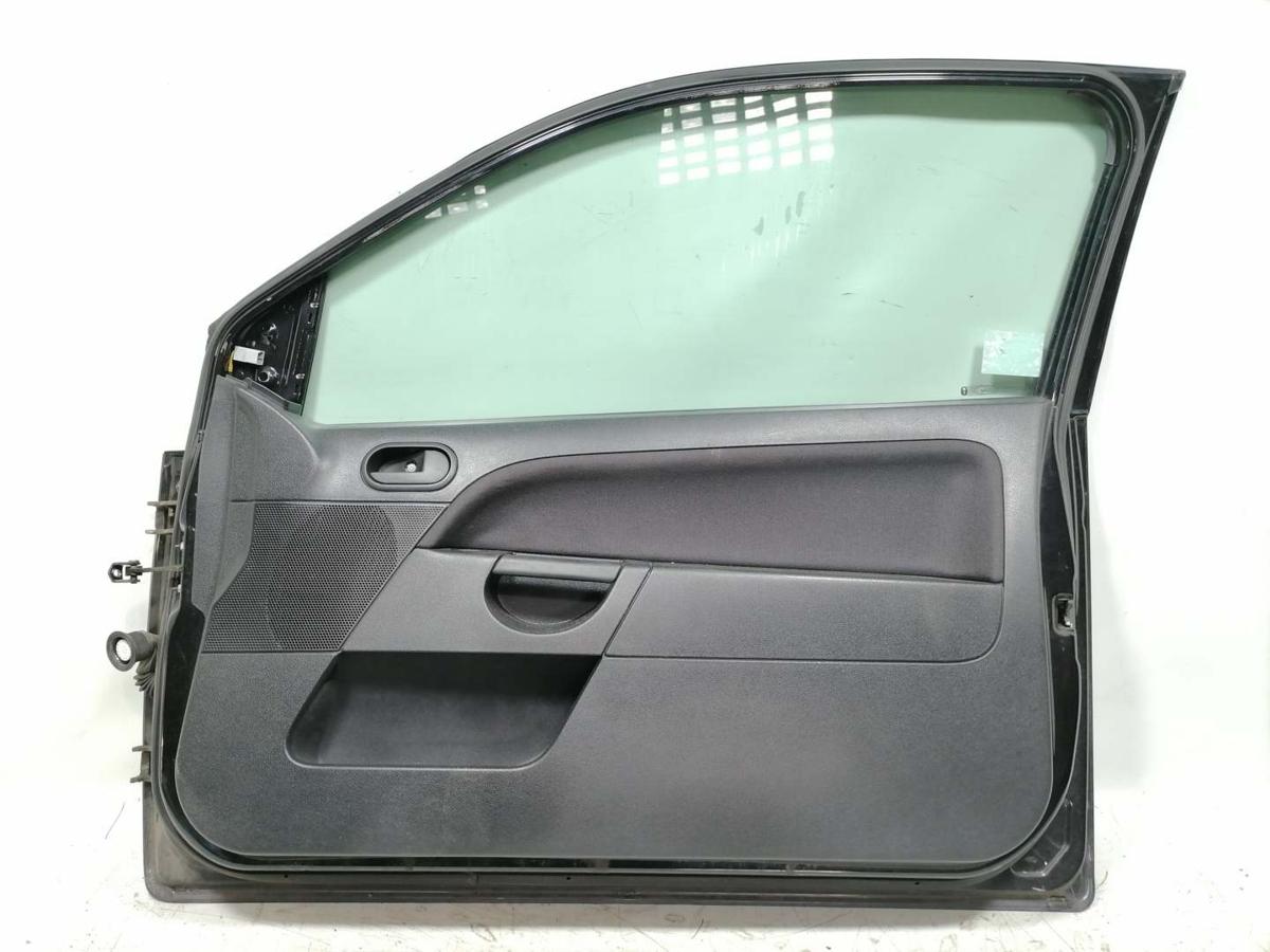 Ford Fiesta JD3 original T&uuml;r rechts 3-T&uuml;rer Panther Schwarz Metallic Rohbau BJ08